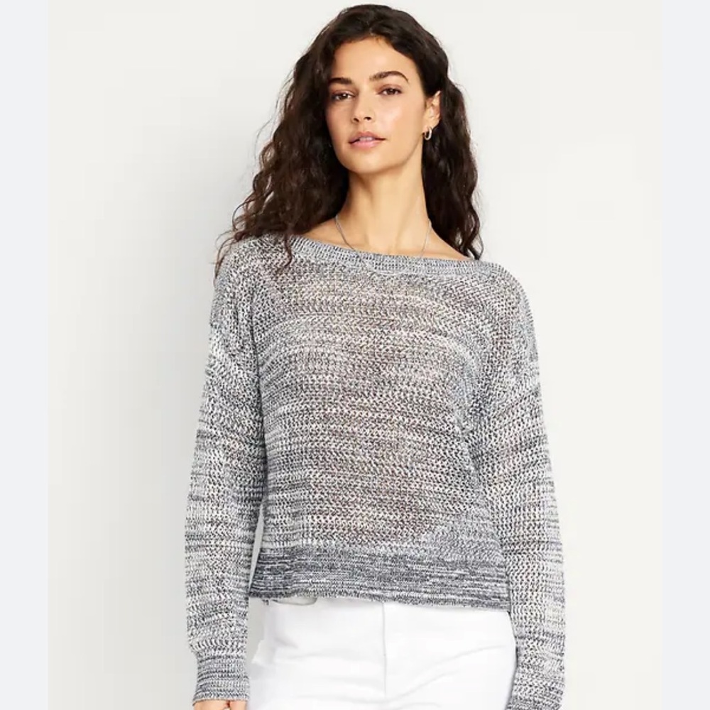 Old Navy Women's Gray Knit Sweater